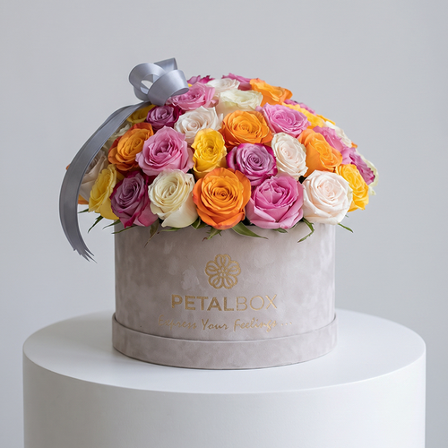 Mixed Roses Luxury Box