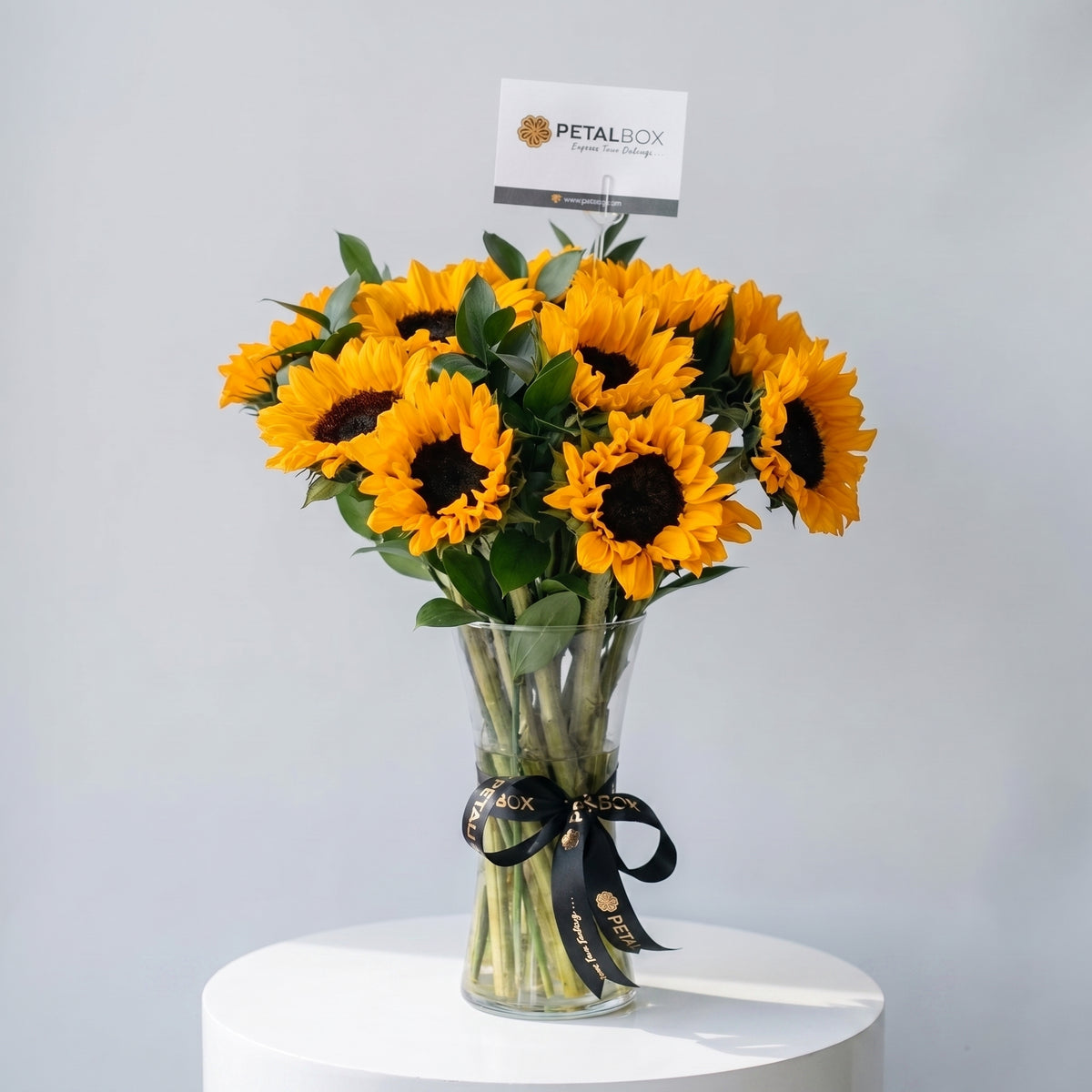 12 Long Stem Sunflowers
