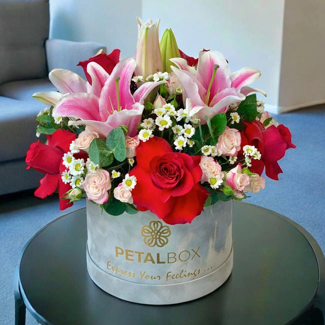 Elegant Petal Symphony Box