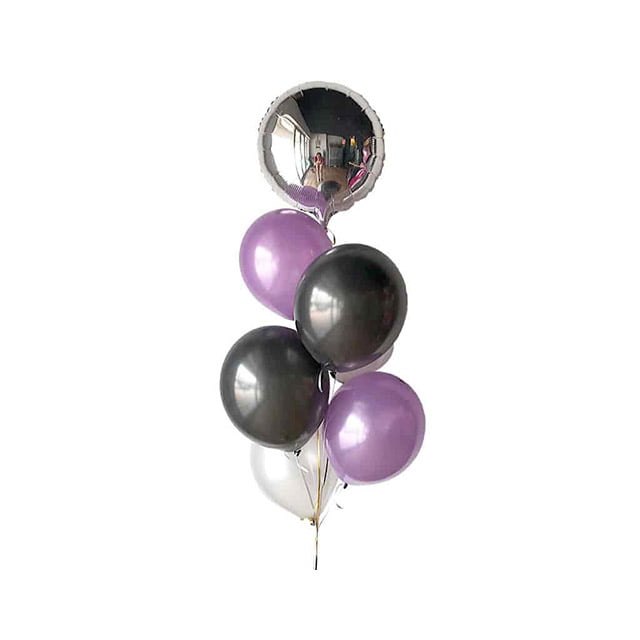 3 Color Balloon Bunch