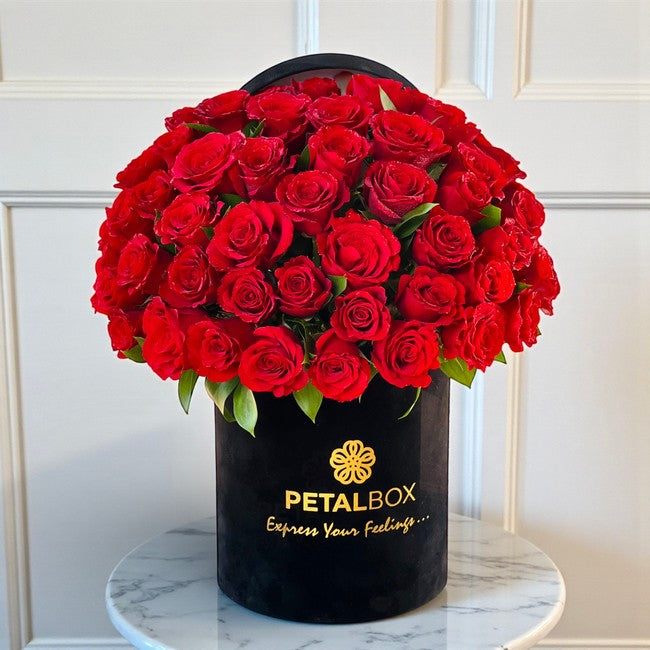 Royal Red Roses Box