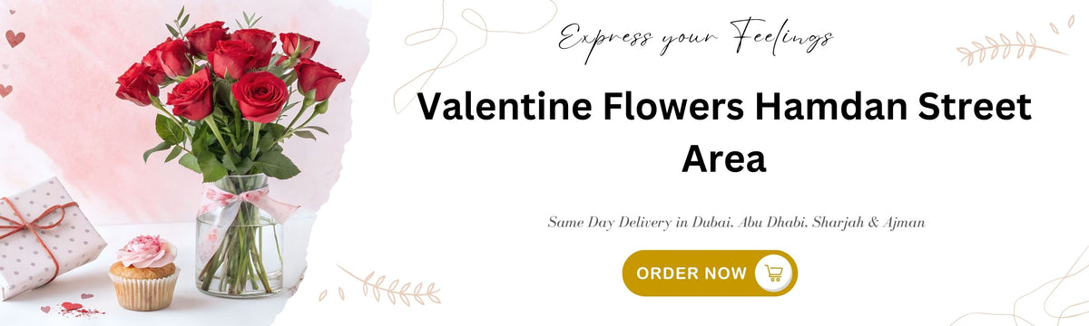 Valentine Flowers Hamdan Street Area