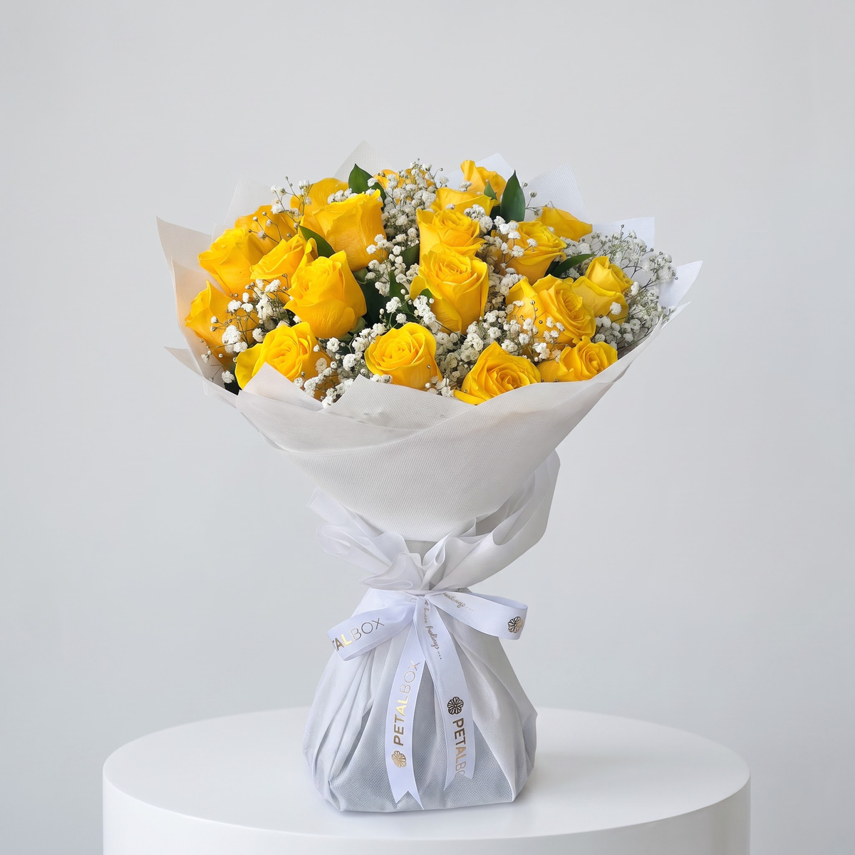 Attractive Yellow Roses Bouquet