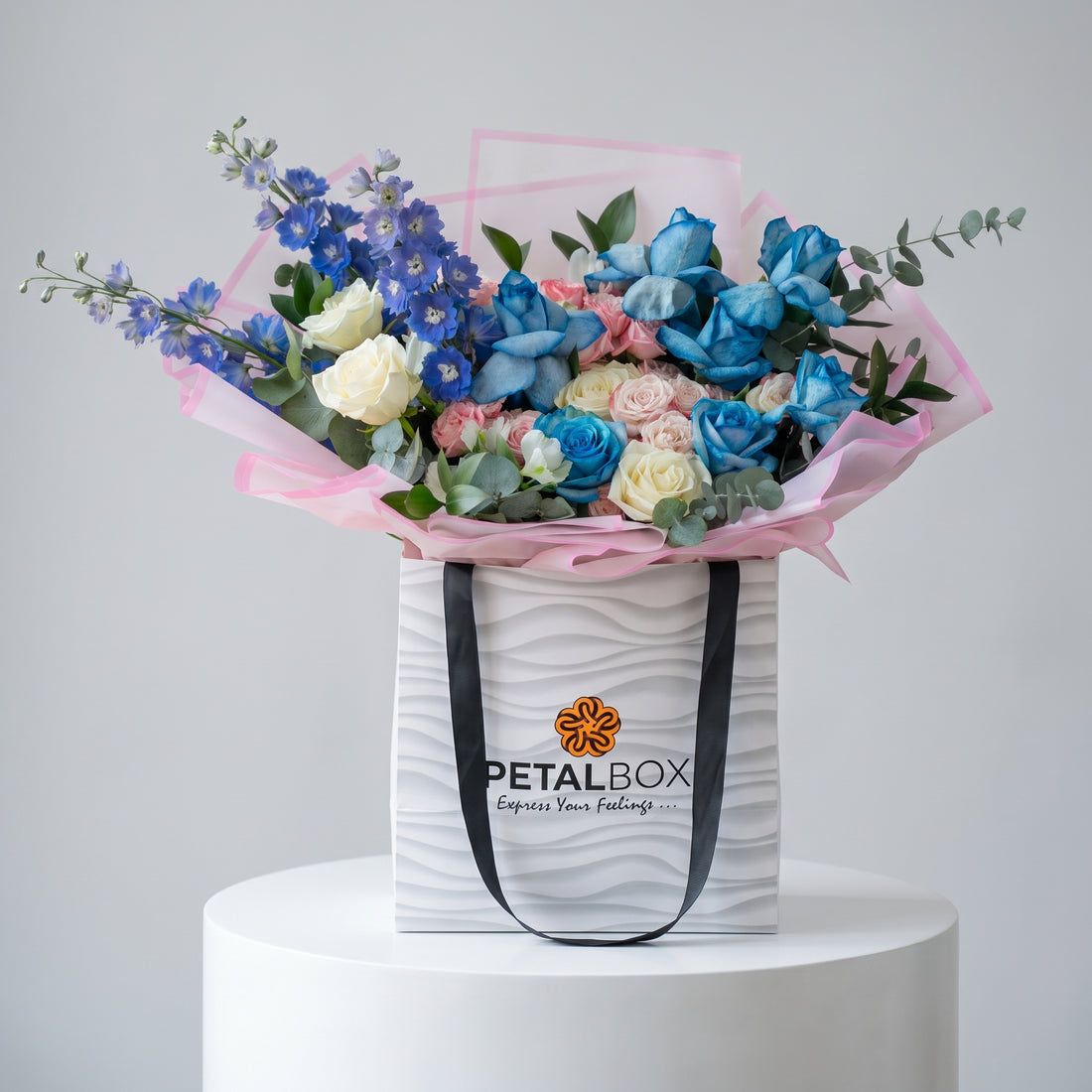 Blushing Blue Bouquet