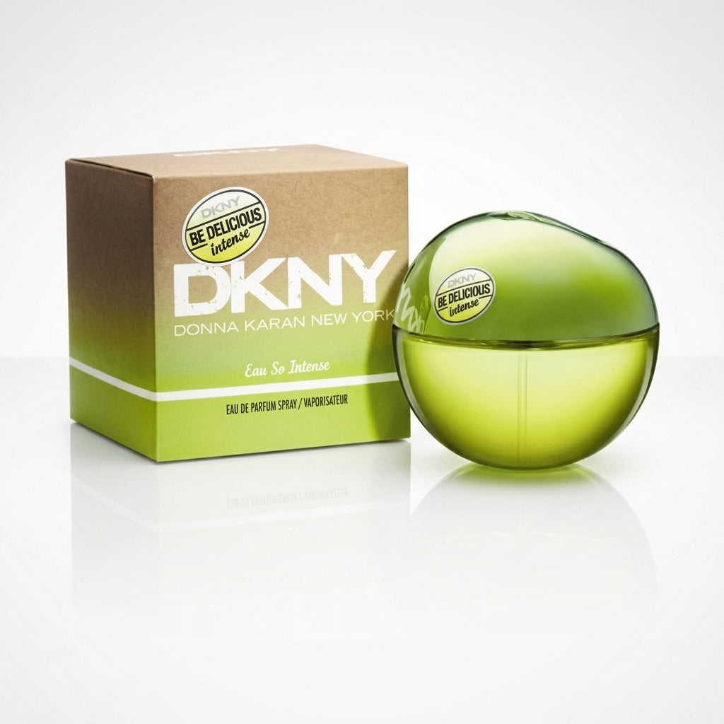 DKNY Be Delicious Intense EDP 100ml apple-shaped bottle, women's perfume