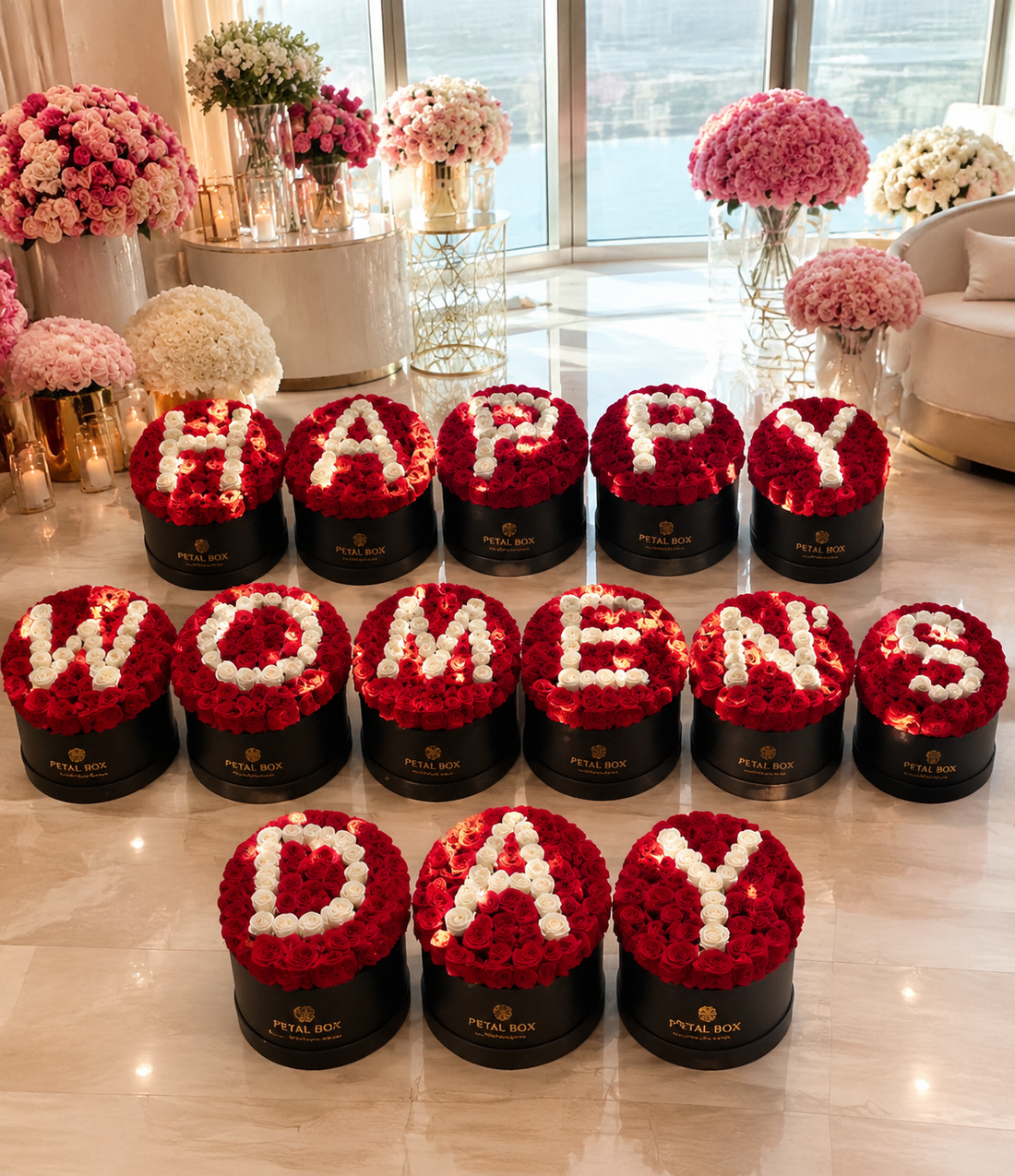 Happy Women’s Day Rose Hatbox Collection