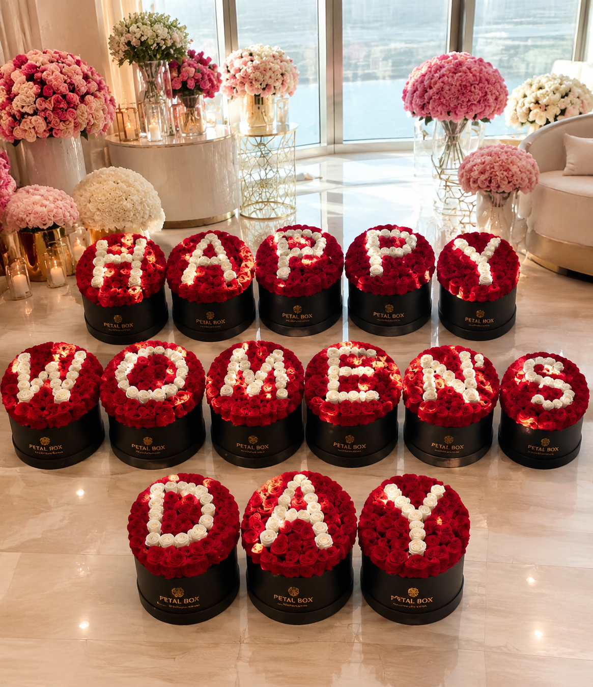 Happy Women’s Day Rose Hatbox Collection