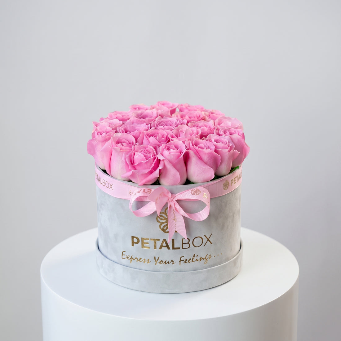 Pink Roses Blooming Box