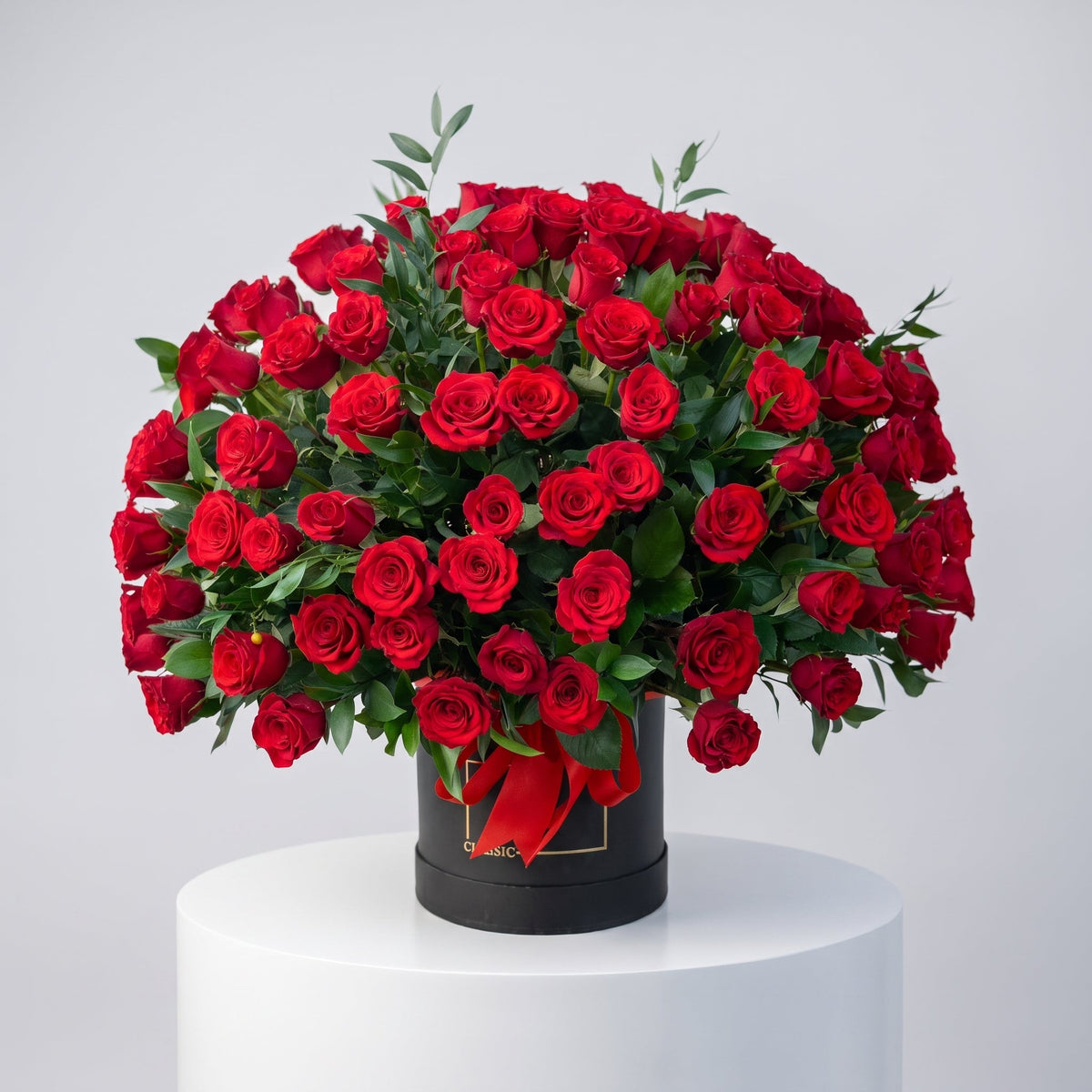 Valentine Red Roses HatBox