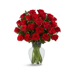 3-dozen-red-roses-with-vase--flower delivery abu dhabi