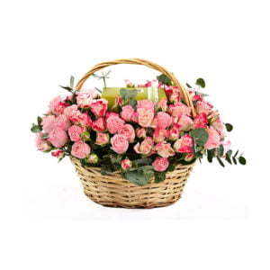 Baby-Roses-Chocolate-Basket