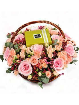 Flower Basket and Chocolate