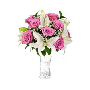 Lilies-and-Pink-Roses-Vase