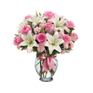 Mix Flowers with Vase