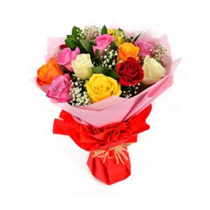 Multicolor-Roses-Bouquet