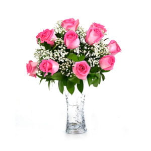 Pink-Roses-in-Vase