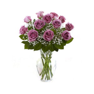 Purple-Roses-with-Vase