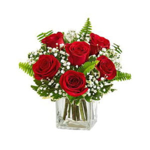 Roses-in-Vase-Arrangement