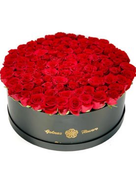 Valentine Roses Box Arrangement