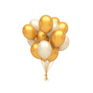 Gold-and-Silver-Balloons-Bunch