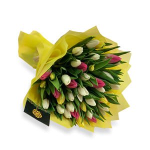 40-stem-Multicolor-Tulips-Bouquet