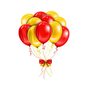 Red-and-Yellow-Balloon Bunch