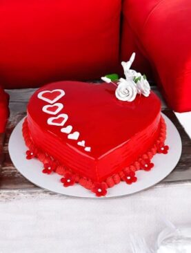 Gel Heart Cake