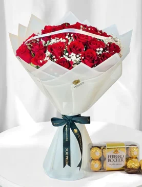 Red Roses Chocolate Combo