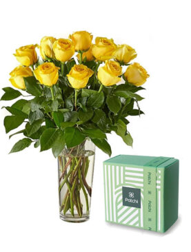 Yellow Roses Patchi Chocolate