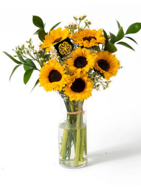 Beautiful Sunflower Vase Arrangement
