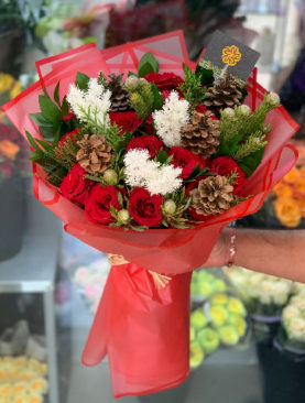 Delighted Christmas Flower Bouquet