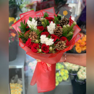 Delighted-Christmas-Flower-Bouquet