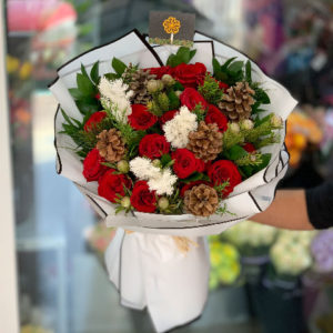 Joy-Christmas-Flower-Bouquet