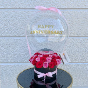 Anniversary-Balloon-Flower-Box