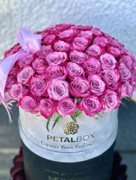 Purple Roses Luxury Box