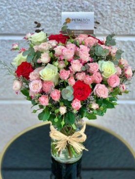 Mixed Flowers Vase Bouquet