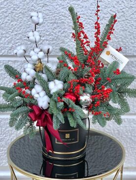 Christmas Ilex Flower Box