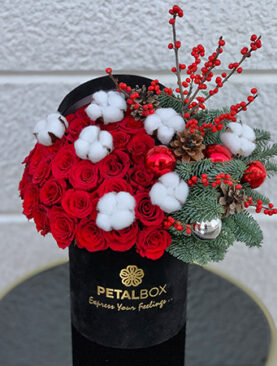 Luxurious Christmas Flower Box