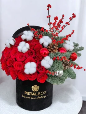 Luxurious Christmas Flower Box