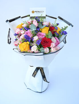Vibrant Rose Symphony Bouquet