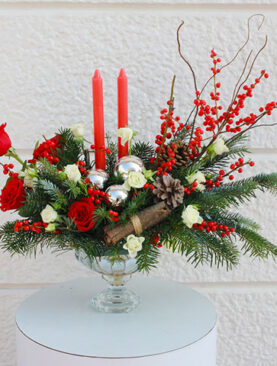 Festive Crimson Harmony Bouquet