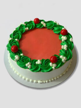 Mistletoe Christmas Cake