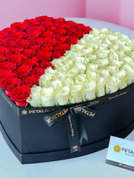 Delight Roses Heart Box