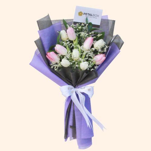 Pink-and-White-Tulips