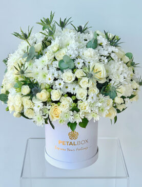 White Flowers Box