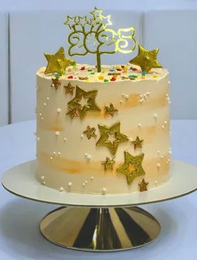 New Year Celebration Cake