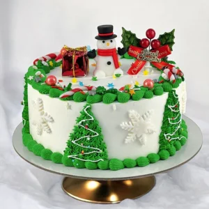 Snow-Man-Cake