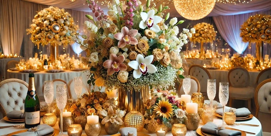 The Best Flowers for a New Year’s Eve Party