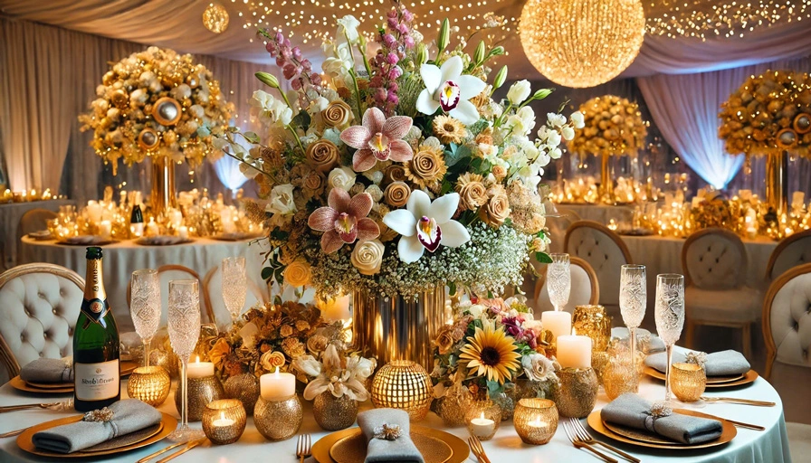 The Best Flowers for a New Year’s Eve Party