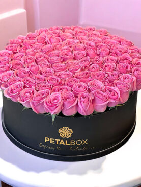 101 Pink Roses Box